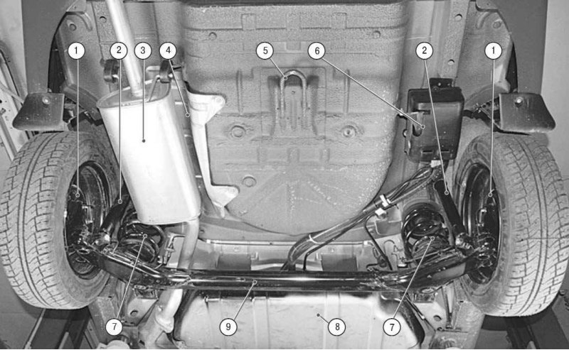 Рис. 1.6. Основные агрегаты автомобиля Chevrolet…