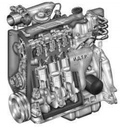 Рис. 5.1. Двигатель 1,5 L (SOHC)