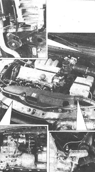 Рис. 8.21. Расположение опор крепления…