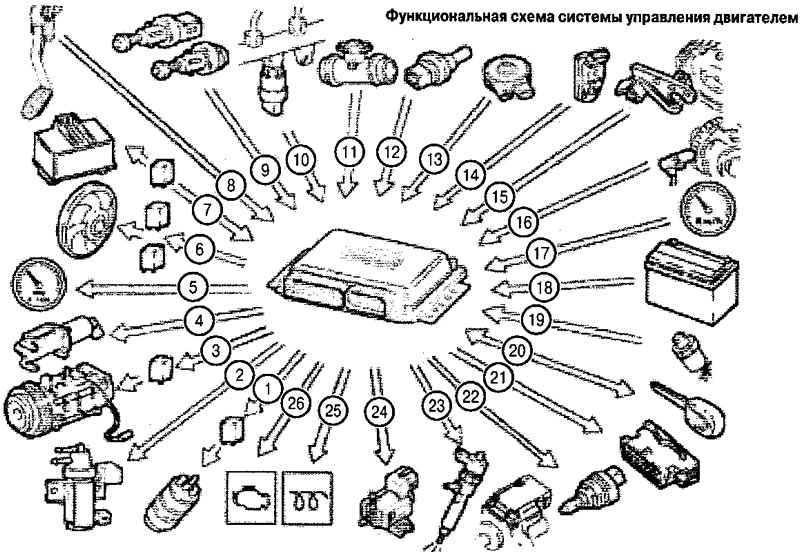 1. Топливоподкачивающий насос; 2,…