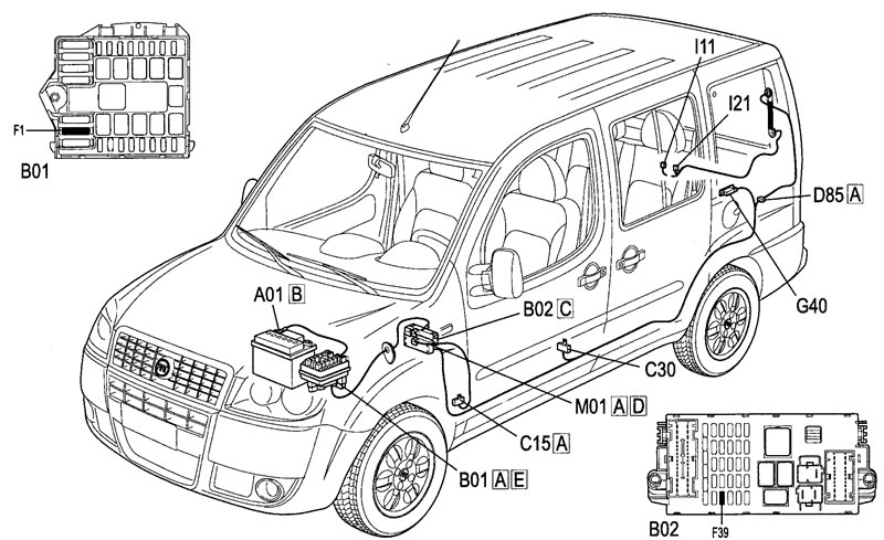 Fiat doblo схема. Fiat doblo схема