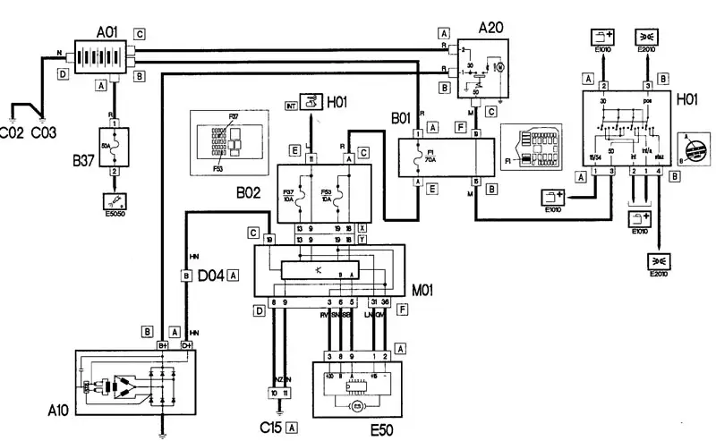 Система пуска и зарядка (дизельный двигатель 1,9…