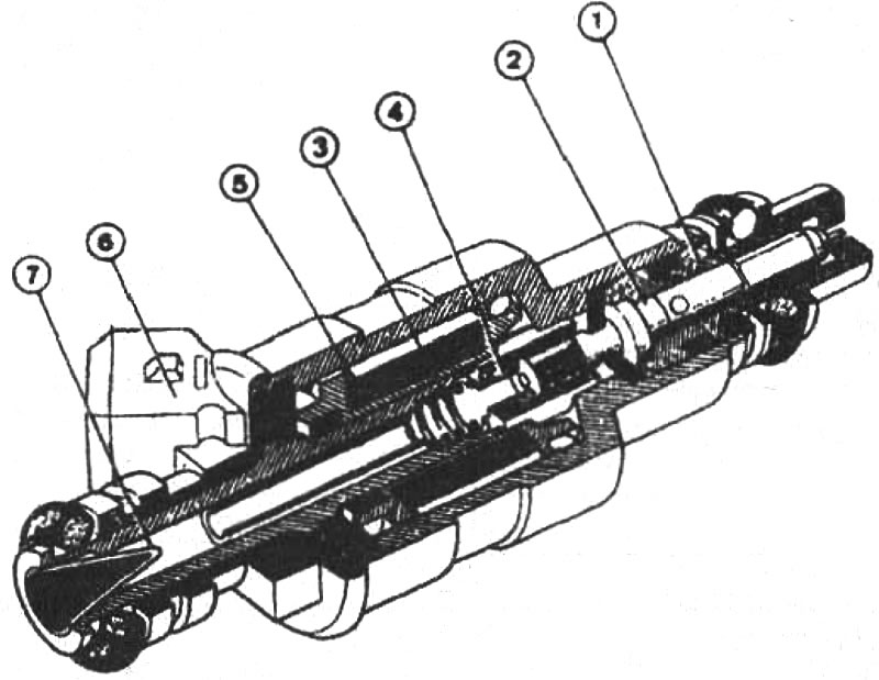 Рис. 2-106. Электромагнитная форсунка: 1 -…