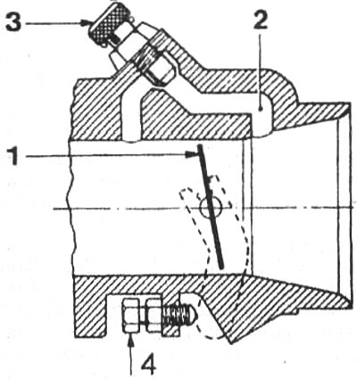 Рис. 2-109. Корпус дроссельный заслонки: 1 -…
