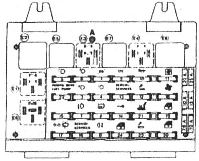 Рис. 8-46. Монтажный блок автомобилей «Croma 2000…