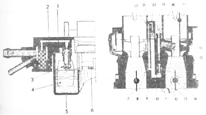 Рис. 2.93. Карбюратор WEBER DMTR (двигатель…
