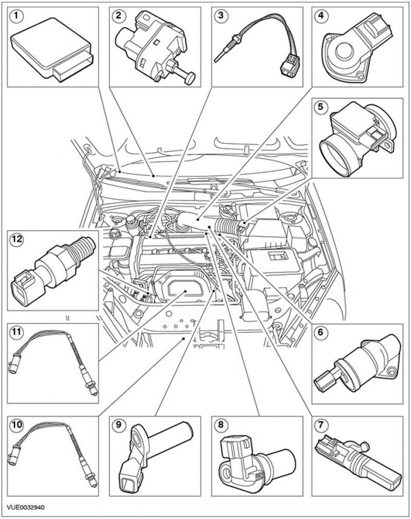 Двигатель форд фокус 2 схема