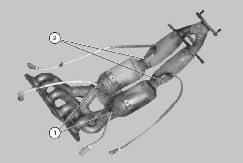 Форд фокус 2 схема выхлопной системы