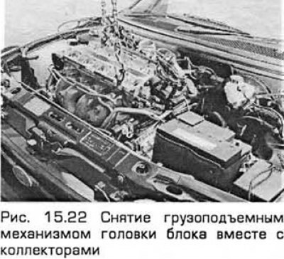 22. Снимите головку блока вместе с помощником…