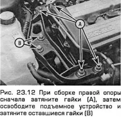 12. При установке замените самостопорящиеся гайки…