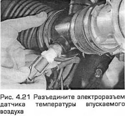 21. Выверните болты опорного кронштейна…
