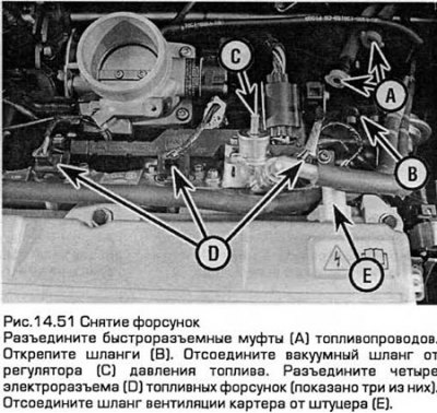 Как снять топливный шланг с рампы фокус 2