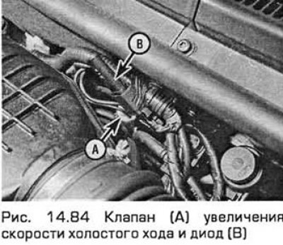 84. Разъедините электроразъем клапана. Открепите…