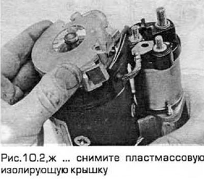 2. Снимите щетки (см. рис. 17.2,а-и).