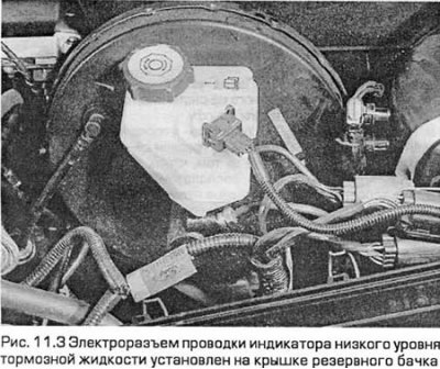 3. Разъедините электроразъем проводки индикатора…