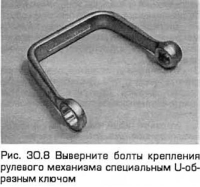 8. Там, где нужно, снимите кожух рулевого…