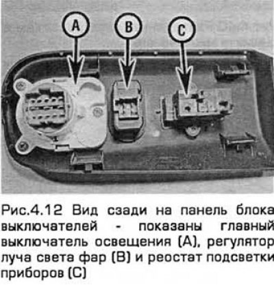12. Выверните винты и снимите выключатель с…