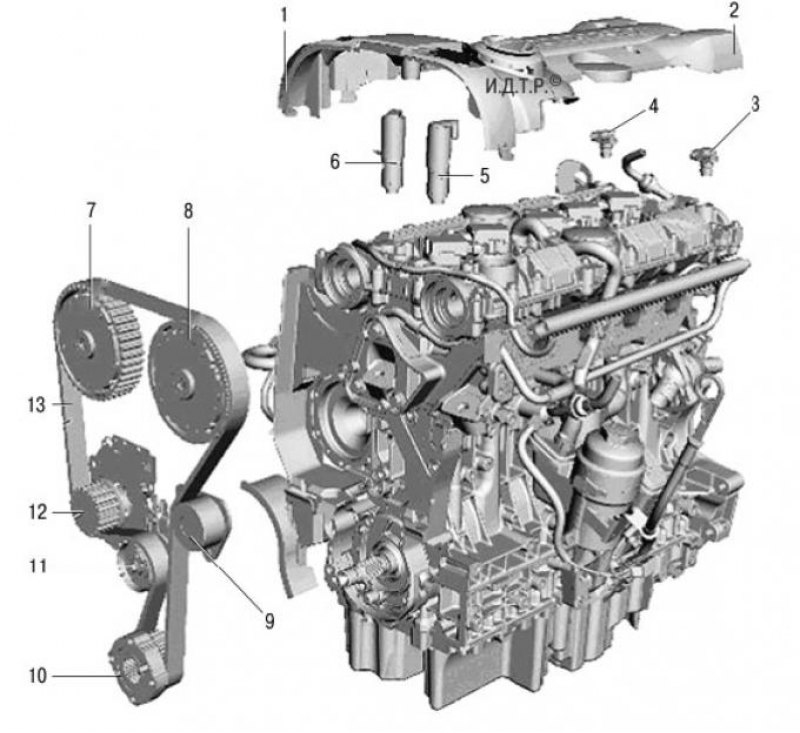 Ремонт двигателя форд 1.6