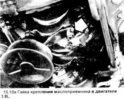 Открутите гайку трубки маслоприемника и два…