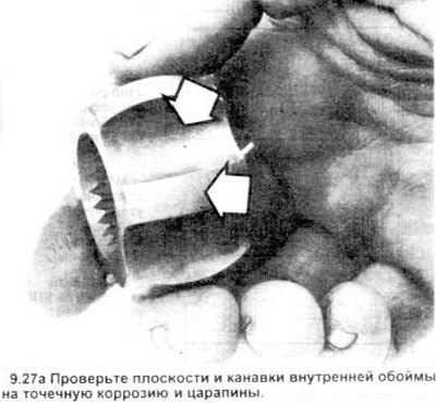 27. Прочистите элементы растворителем чтобы снять…