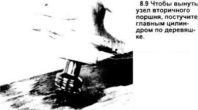 9. Выньте из цилиндра блок вторичного поршня.…