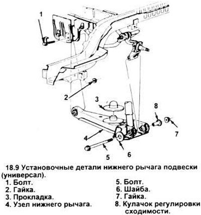 Схема задней подвески форд фокус 3 хэтчбек