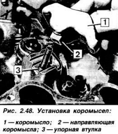 Смазать моторным маслом толкатели и установить их…