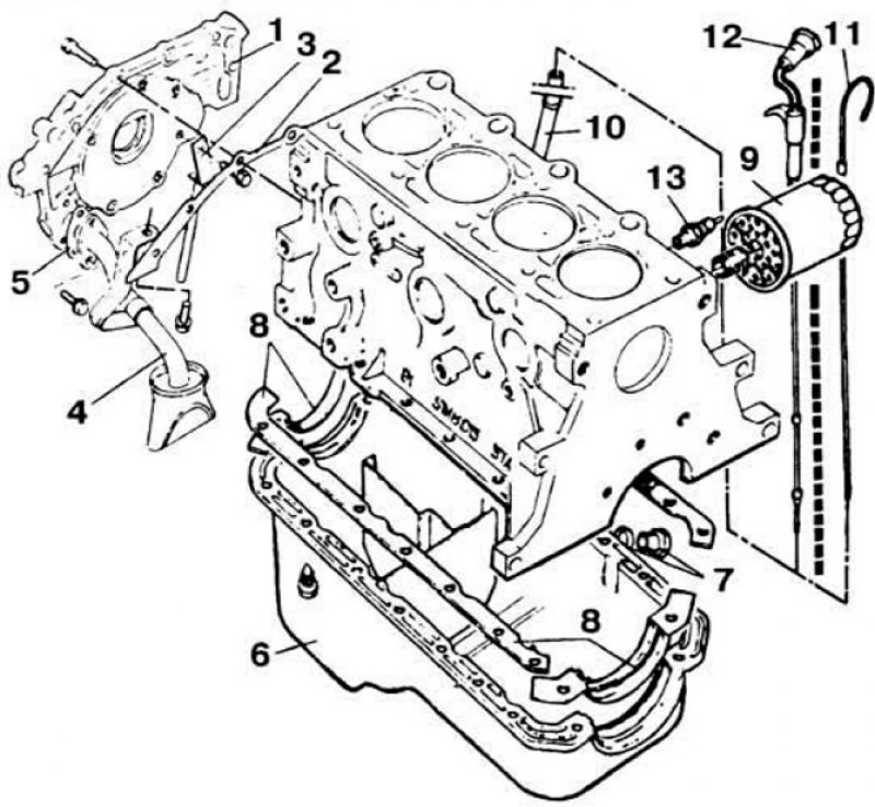 Схема двигателя x20xev