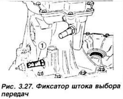 После снятия вилки и подшипника выключения…