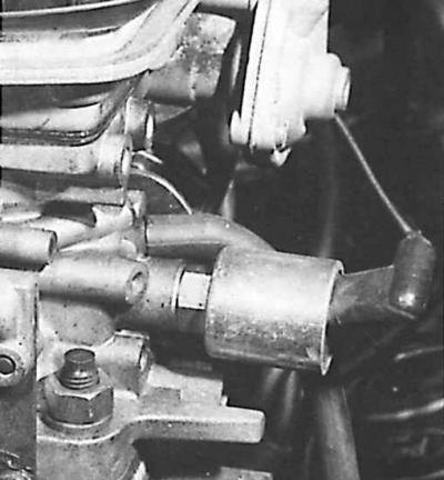 Элементы управления карбюратором Weber 2V