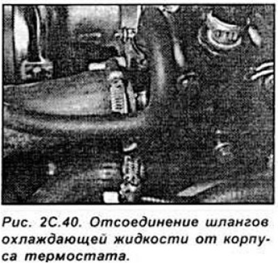 Слейте охлаждающую жидкость из системы…