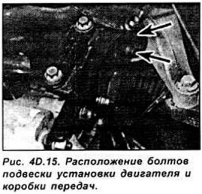 Отсоедините трос привода спидометра от коробки…