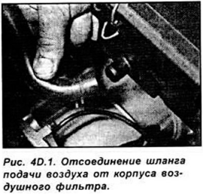Снимите отрицательную клемму с аккумулятора…
