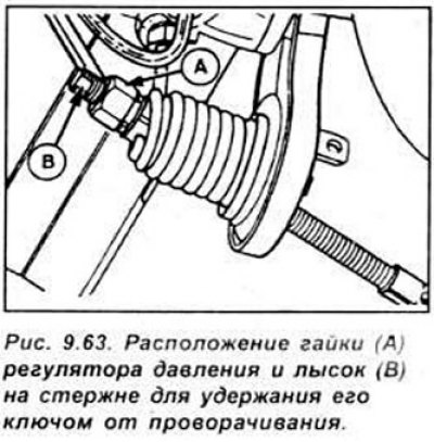 Для регулировки положения нового регулятора…
