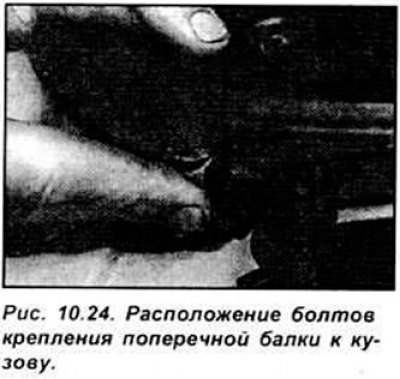 Отвинтите стопорные гайки и снимите тяги…