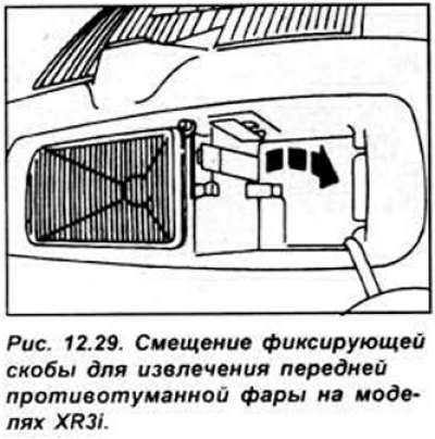 Снимите передний указатель поворотов. Сожмите…