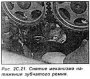 Механизм натяжения зубчатого ремня и шкивы