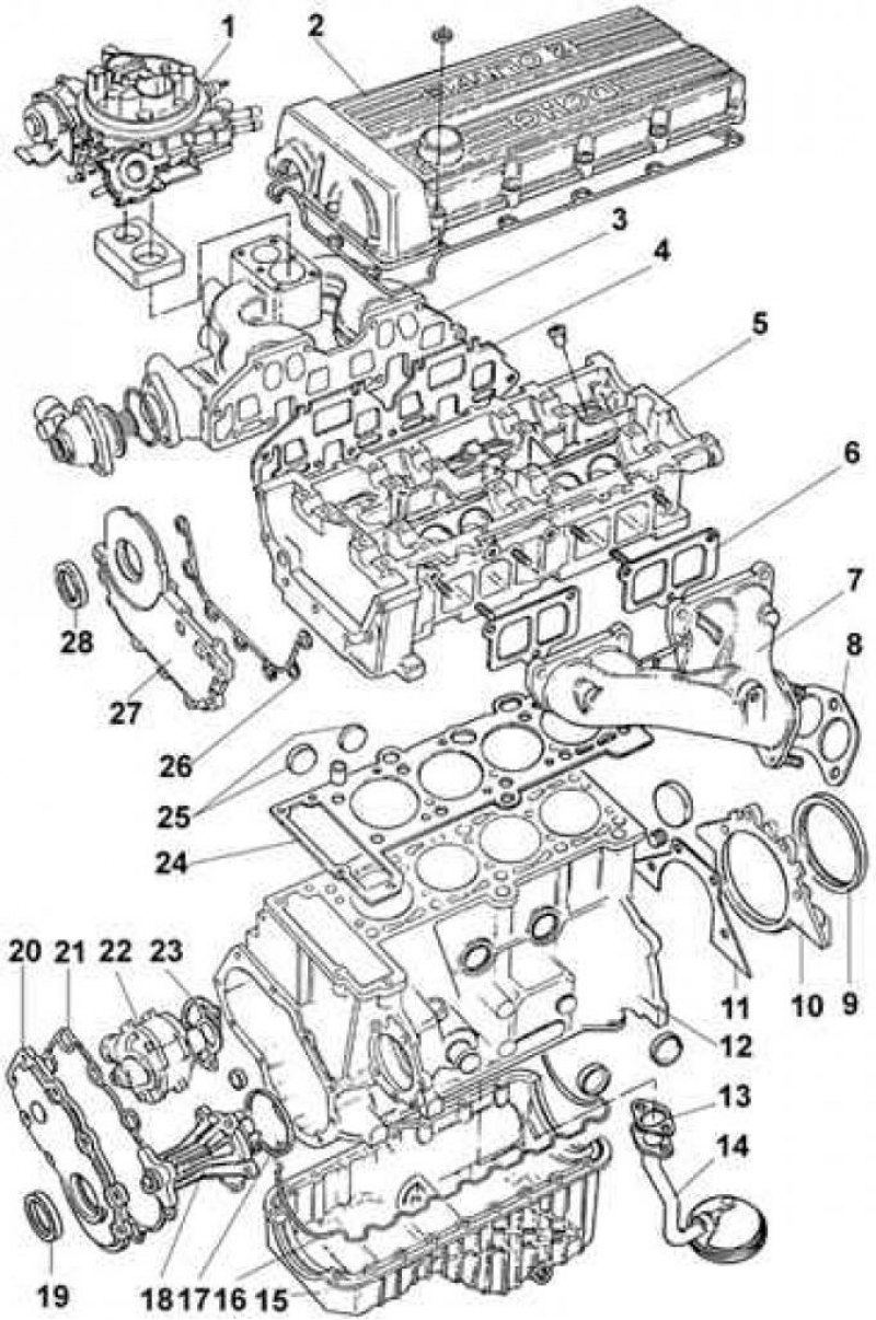 Сборка двигателя форд. Схема двигателя Форд Транзит 2.2 дизель. DOHC 16 V двигатель схема. Схема двигателя Форд Мондео 4. Двигатель Форд Мондео 2 схема двигателя.