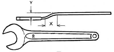 Размеры: X=25 мм, Y=12 мм.