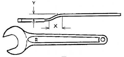 Размеры: X=25мм, Y=12мм