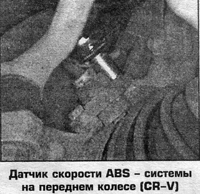 Распиновка датчика скорости хонда срв рд1