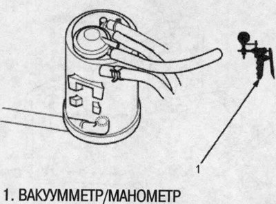 Вакуум должен оставаться постоянным.
