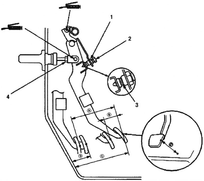 Регулировка педали. Педаль сцепления Хонда HR-V. Хонда HR-V датчик педали сцепления. Педаль сцепления Хонда HRV evroavto. Регулировка педали сцепления Аккорд.