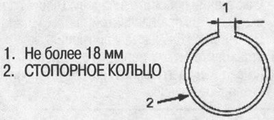 35. Убедитесь, что зазор в замке стопорного…