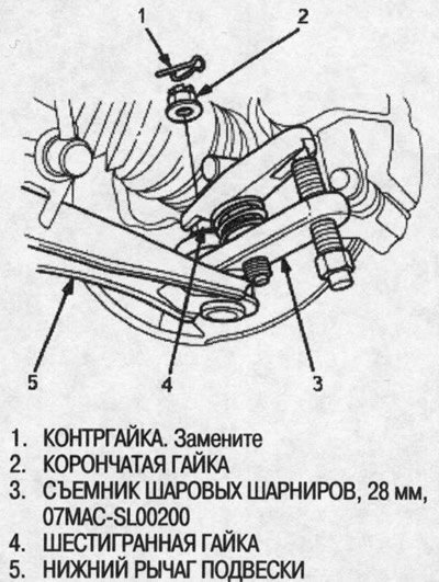 9. Подденьте приводной вал в сборе отверткой, как…