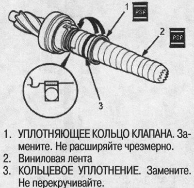 7. Нанесите жидкость для гидроусилителя на…