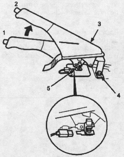 1. внизу; 2. вверху; 3. рычаг; 4. масса; 5.…