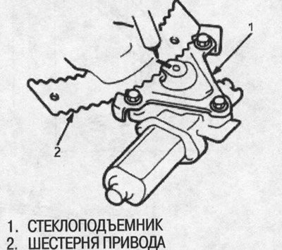 4. Нанесите метку расположения стеклоподъемника и…