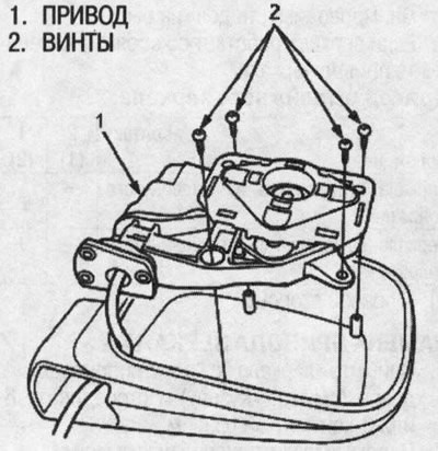 6. Выкрутите винты и выньте привод из корпуса.