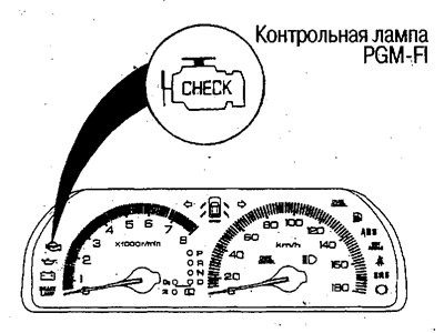 Вначале убедитесь, что загорается контрольная…
